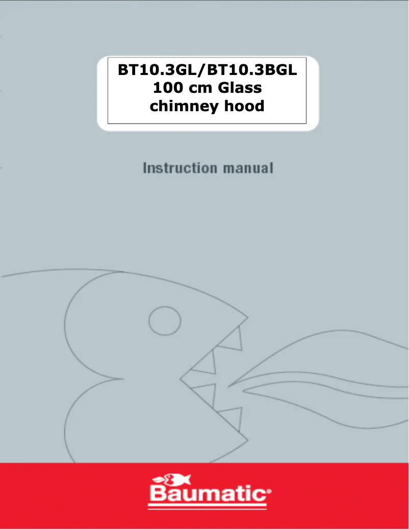 Image de la première page du manuel de l'appareil BT10.3BGL