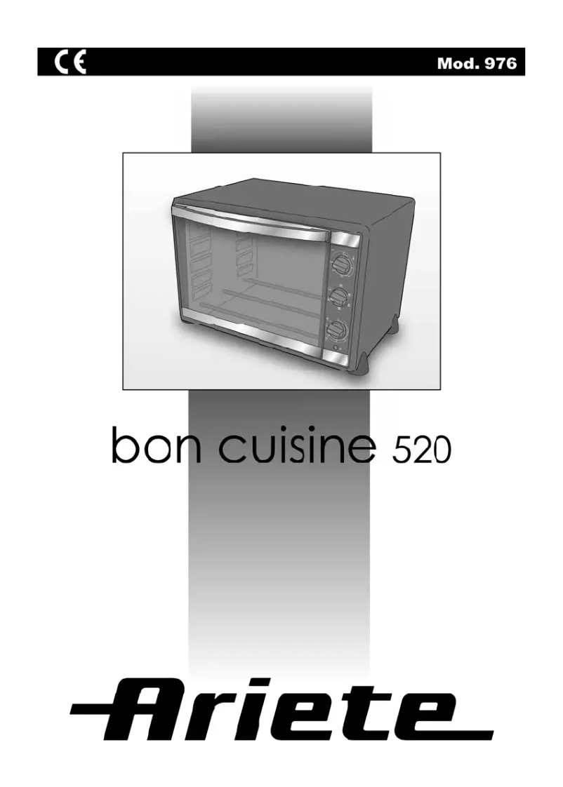 Image de la première page du manuel de l'appareil Bon Cuisine 520 976