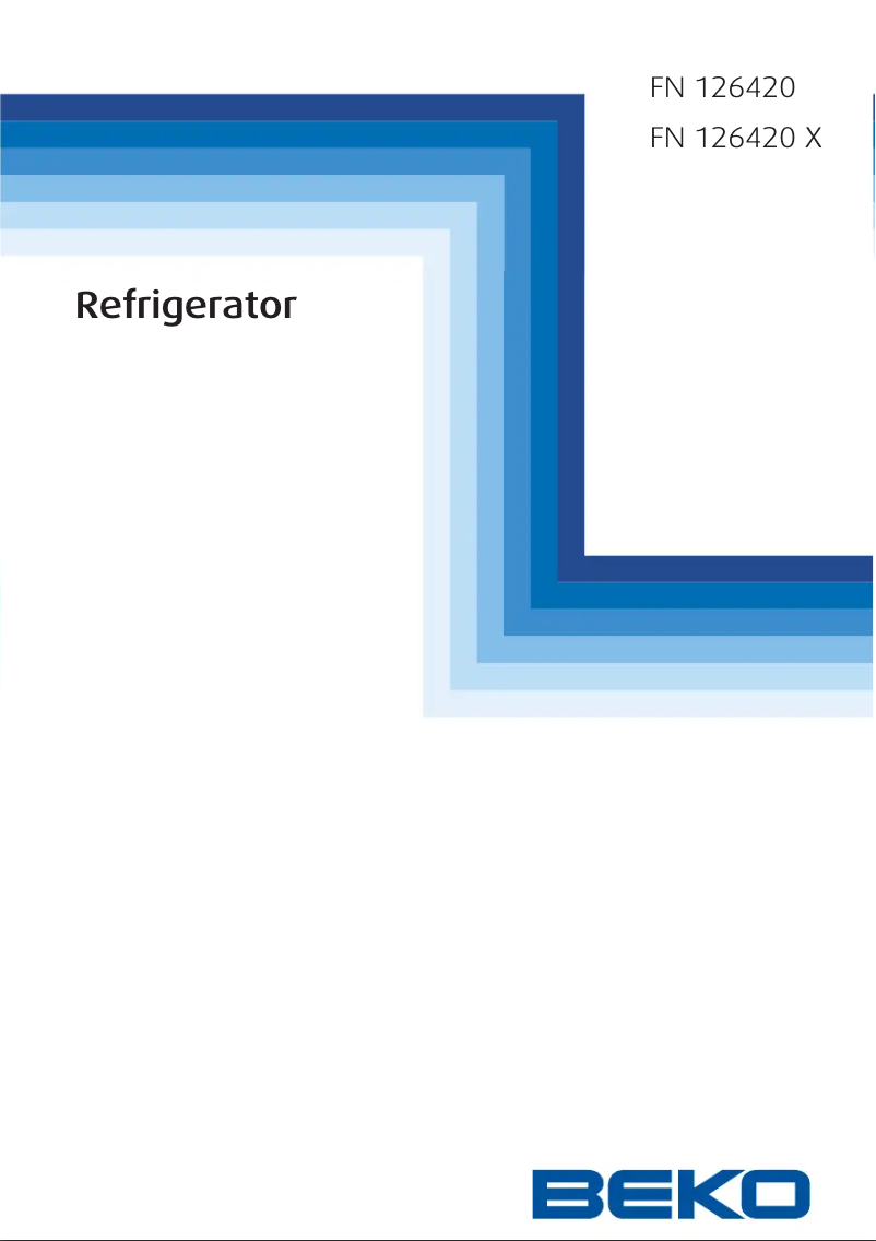 Image de la première page du manuel de l'appareil FN 126420 W