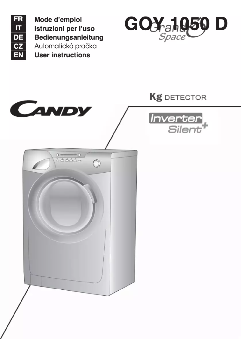 Page n°1 - Manuel utilisateur Candy GS 1483DH3/1-S