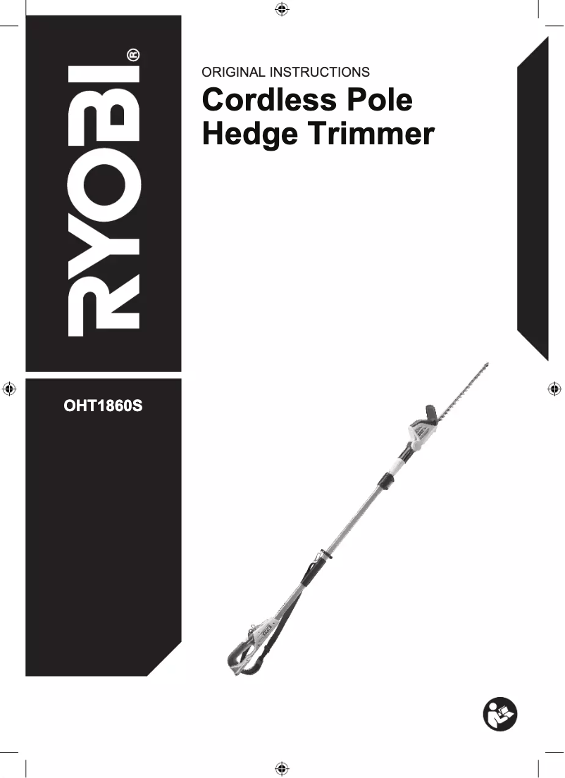 Page n°1 - Manuel utilisateur RYOBI OHT1860S