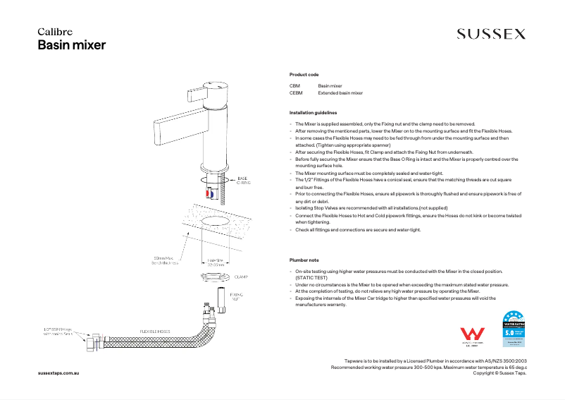 Image de la première page du manuel de l'appareil CEBM