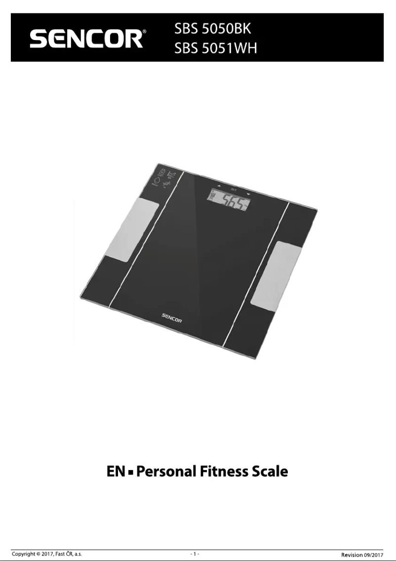 Image de la première page du manuel de l'appareil SBS 5051BK