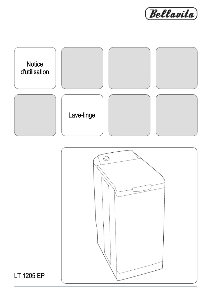 Page n°1 - Manuel utilisateur Bellavita LT 1205 EP