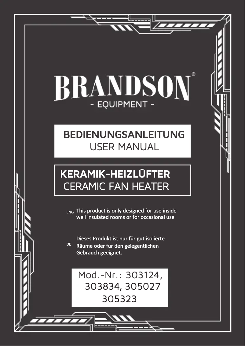 Image de la première page du manuel de l'appareil 303834