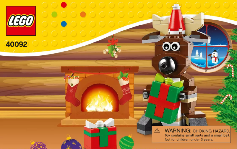 Page 1 de la notice Manuel utilisateur Lego Reindeer 40092