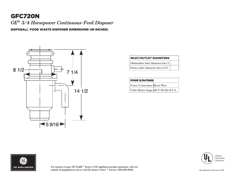 Image de la première page du manuel de l'appareil GFC720N