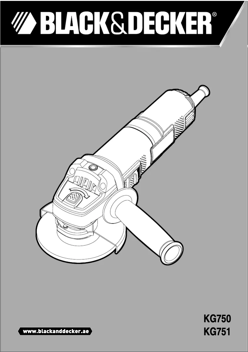 Image de la première page du manuel de l'appareil KG751