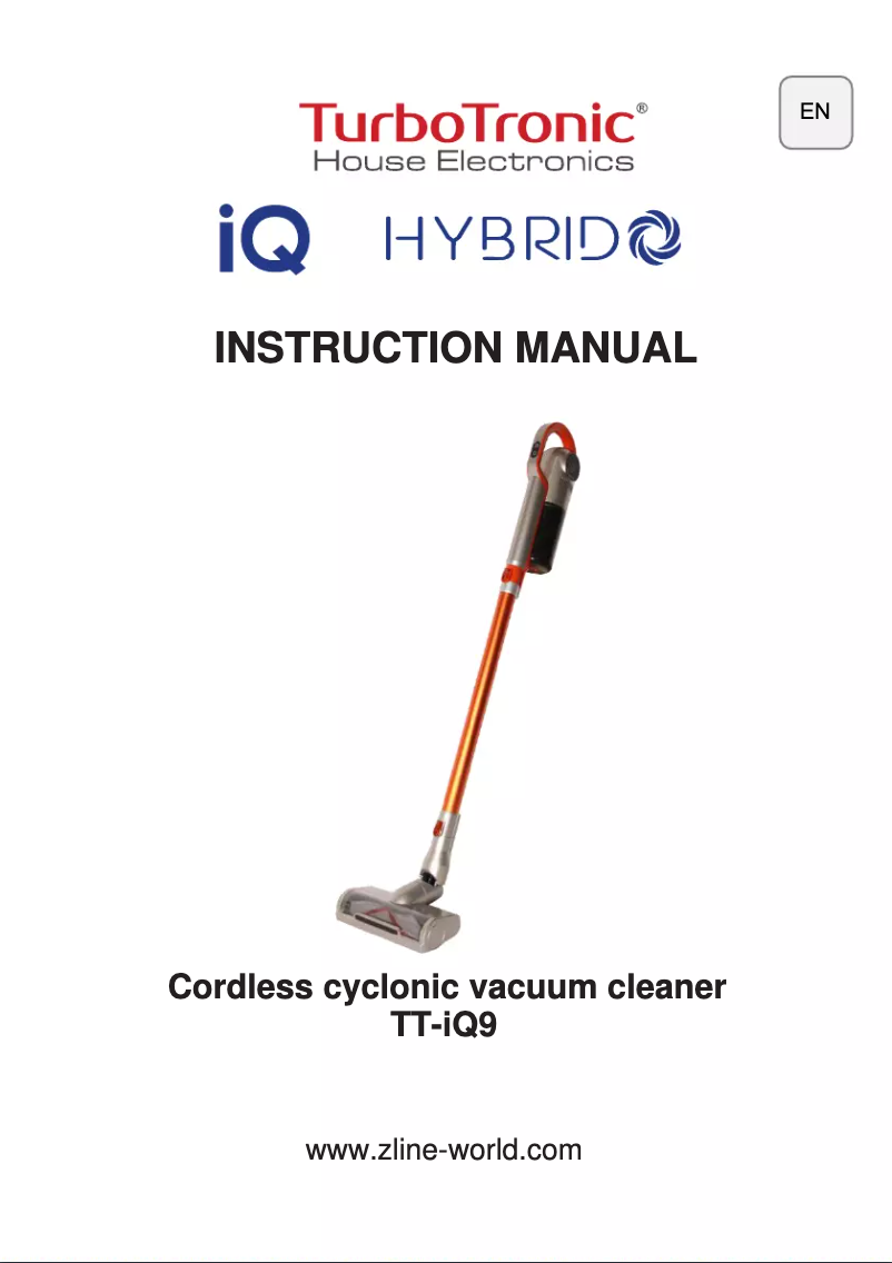 Image de la première page du manuel de l'appareil Hybrid TT-iQ9