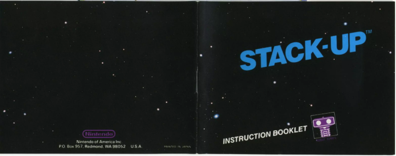 Page n°1 - Manuel utilisateur Nintendo Stack-up