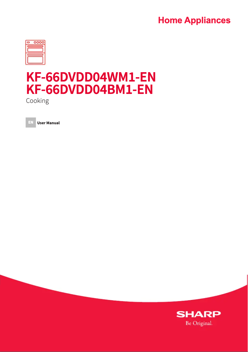 Page 1 de la notice Manuel utilisateur Sharp KF-66DVDD04BM1-EN