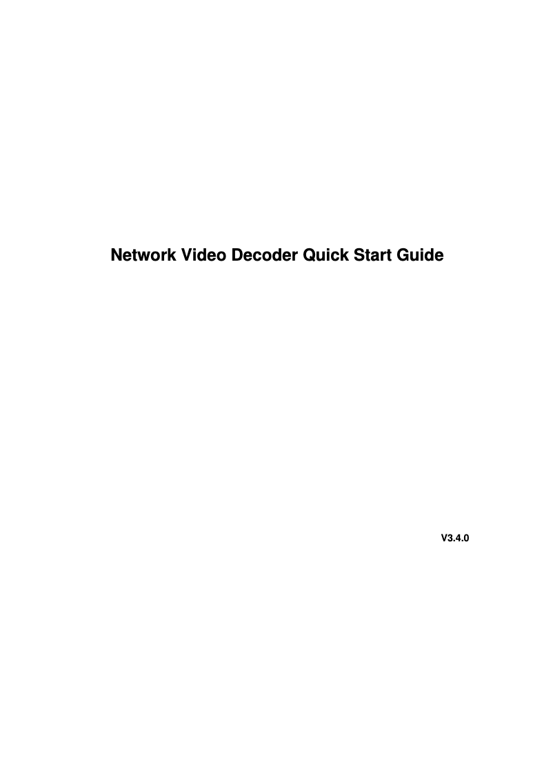 Image de la première page du manuel de l'appareil NVD0905DH-4I-4K