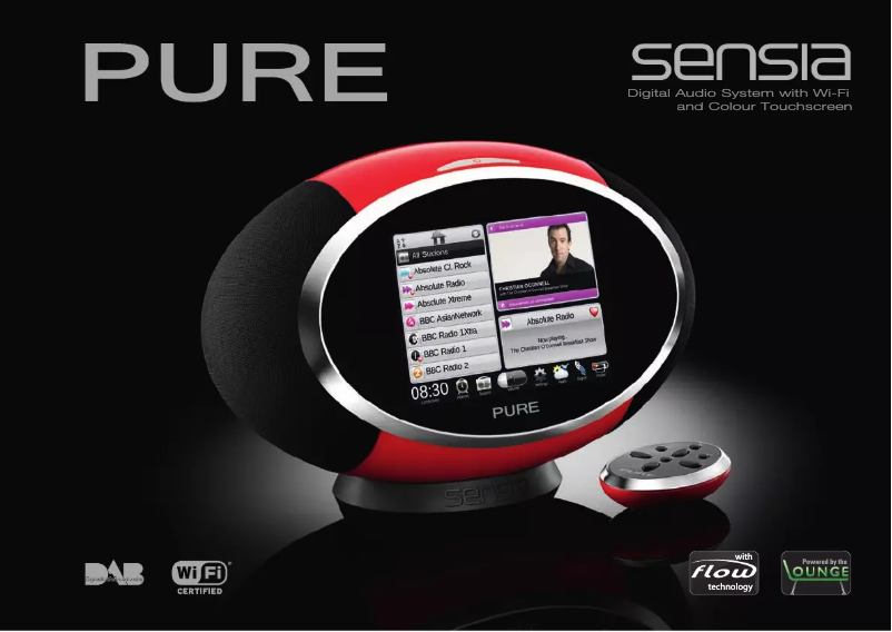 Page 1 of the manual User Manual Pure Sensia