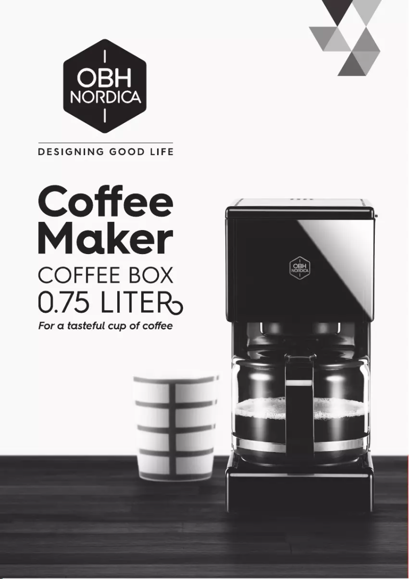 Page 1 de la notice Manuel utilisateur OBH Nordica Coffee Box 2373