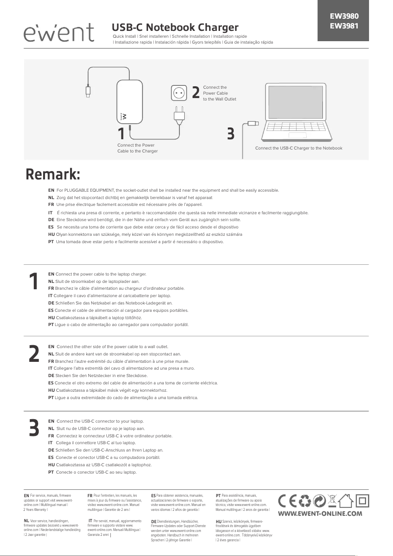 Page n°1 - Manuel utilisateur Ewent EW3981
