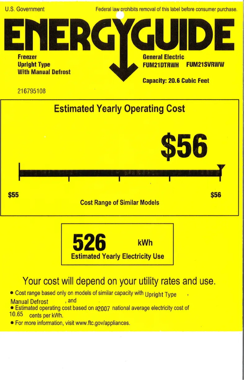 Image de la première page du manuel de l'appareil FUM21SVRWW