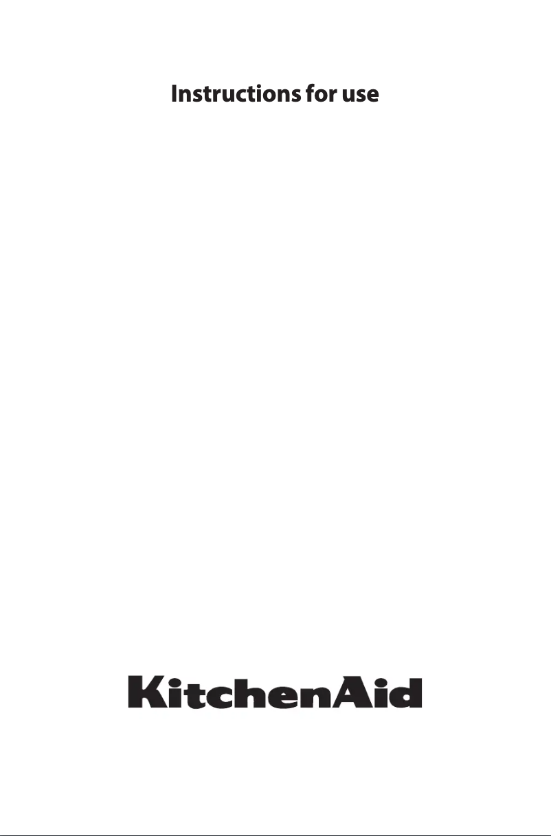 Page 1 de la notice Manuel utilisateur KitchenAid KHIP4 77510