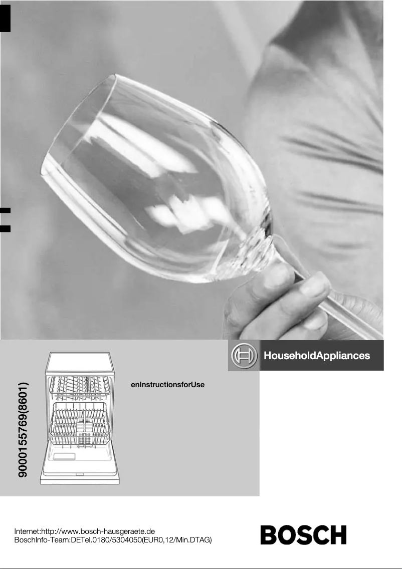 Page 1 of the manual User Manual Bosch SGS44E28