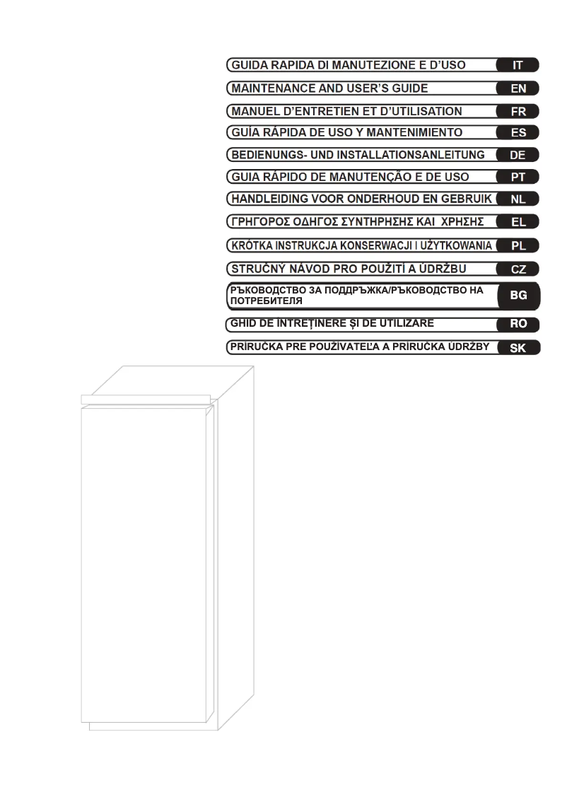 Page 1 de la notice Manuel utilisateur Rosieres RM4S518EW