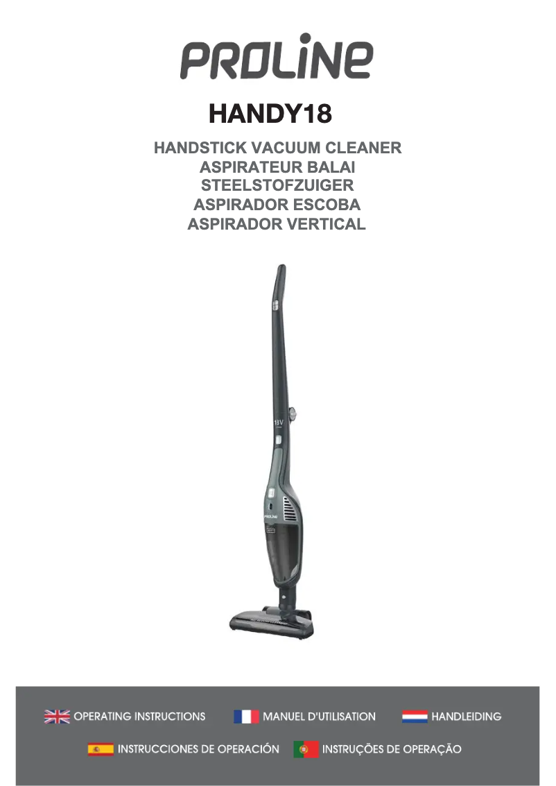 Image de la première page du manuel de l'appareil HANDY18