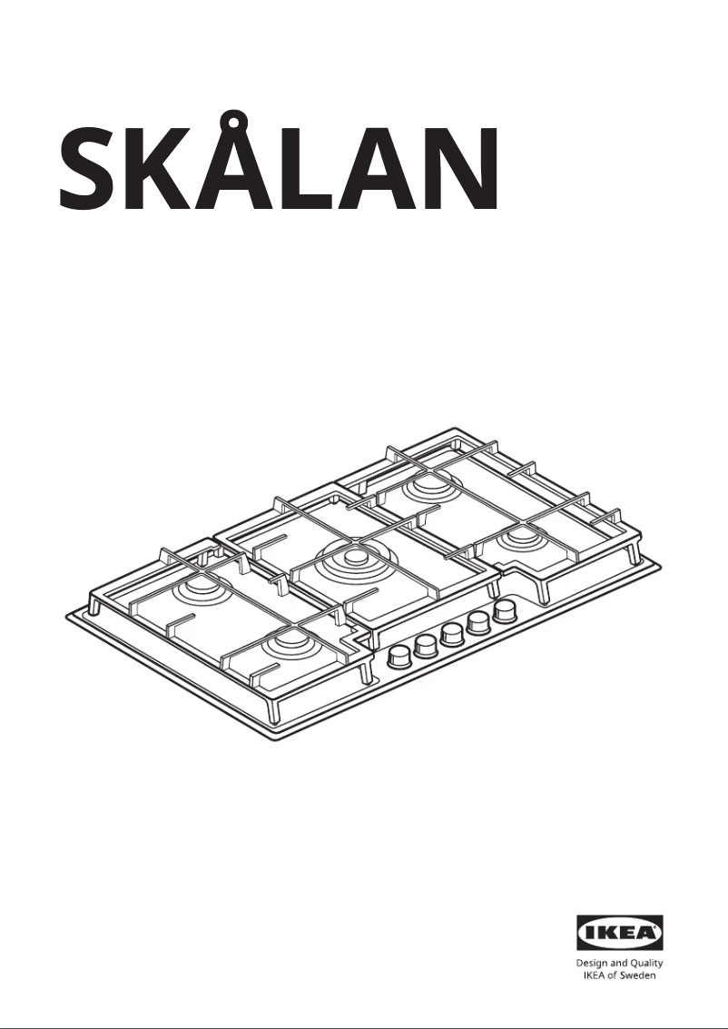 Page 1 de la notice Manuel utilisateur Ikea SKÅLAN 905.235.75