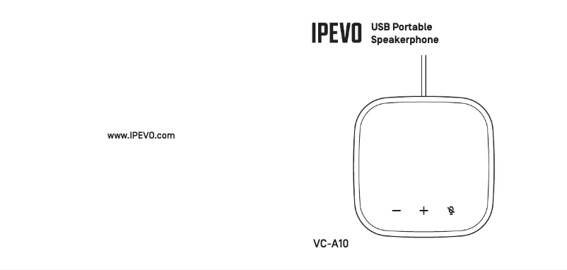 Page 1 de la notice Manuel utilisateur Ipevo VC-A10