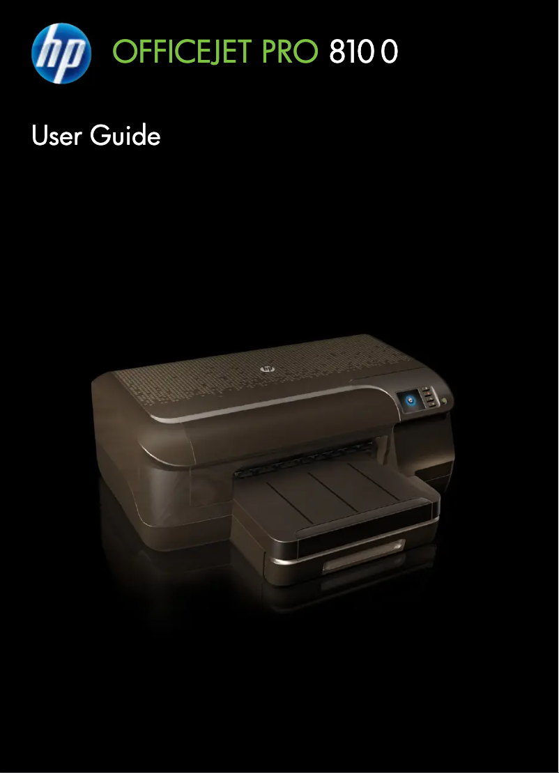 Page n°1 - Manuel utilisateur HP Officejet Pro 8100