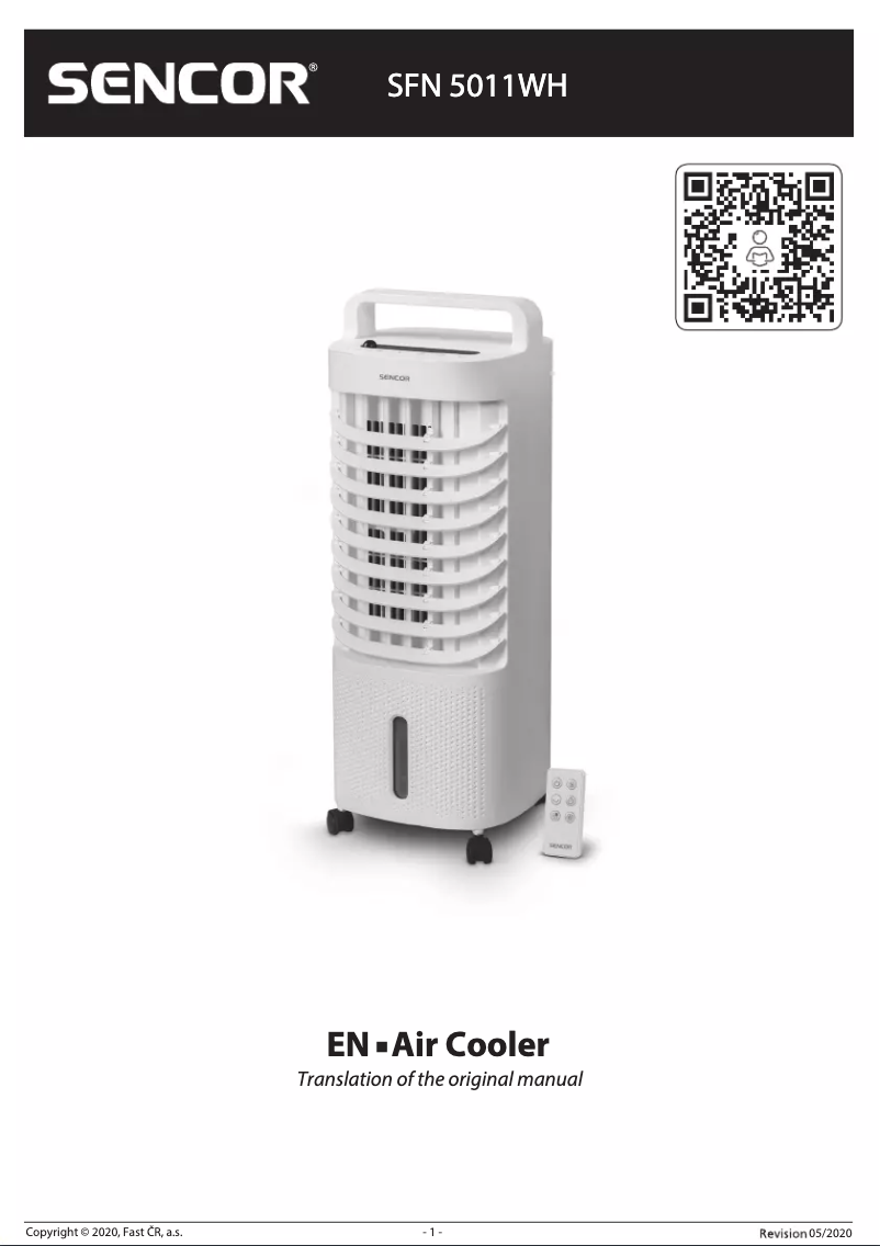 Page 1 de la notice Manuel utilisateur Sencor SFN 5011WH