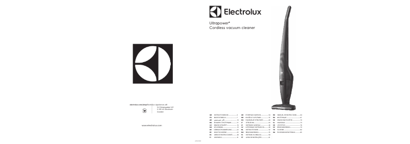 Page n°1 - Manuel utilisateur Electrolux EUP86TBM