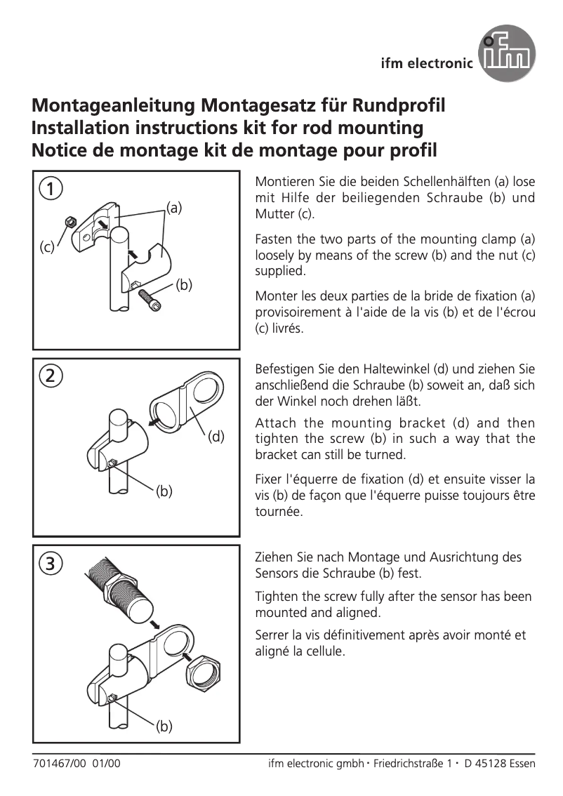 Page n°1 - Manuel utilisateur IFM E21207