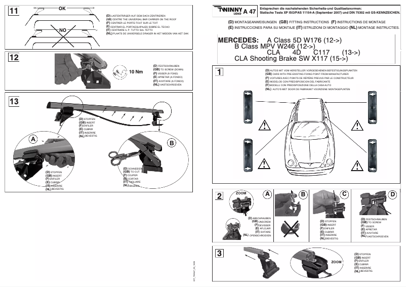 Page n°1 - Manuel utilisateur Twinny Load A 47