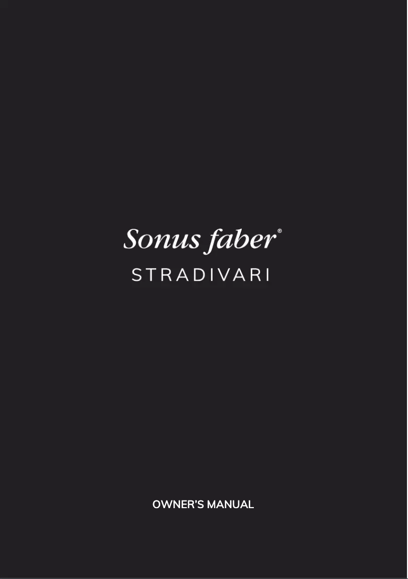 Image de la première page du manuel de l'appareil Stradivari G2