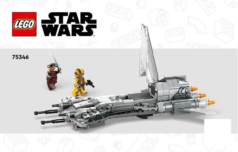 Page n°1 - Manuel utilisateur Lego Star Wars 75346