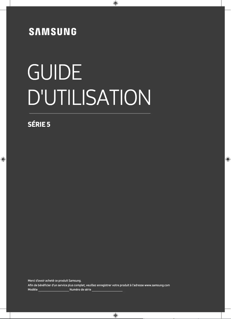 Image de la première page du manuel de l'appareil UA40N5000AS