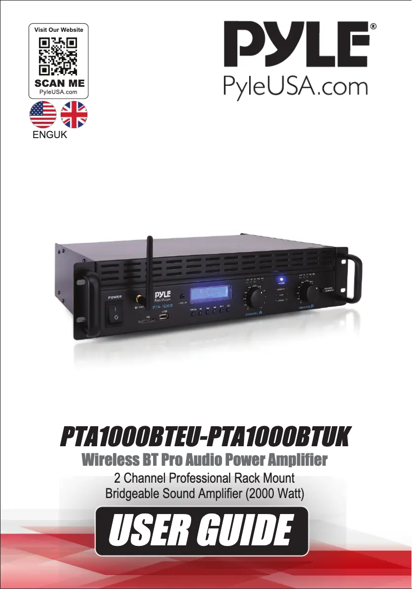 Page n°1 - Manuel utilisateur Pyle PTA1000BT