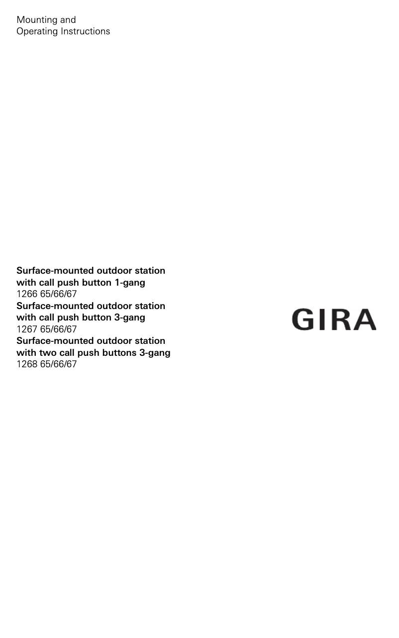 Imagen de la primera página del manual del dispositivo 1267