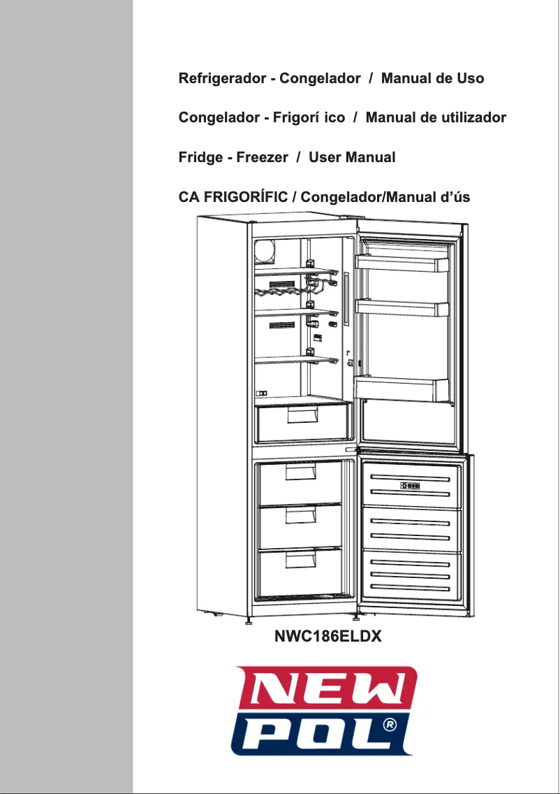 Page n°1 - Manuel utilisateur New Pol NWC186ELDX