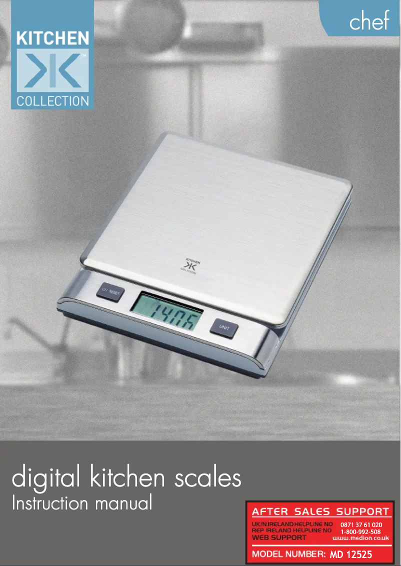 Image de la première page du manuel de l'appareil MD 12525