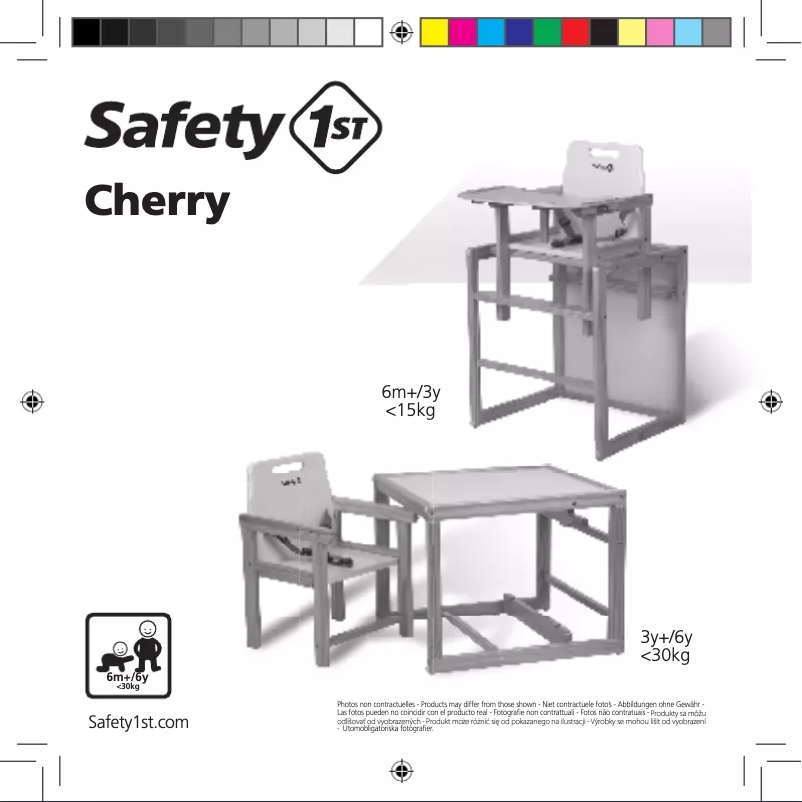 Page 1 de la notice Manuel utilisateur Safety 1st Cherry