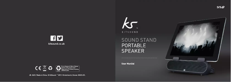 Page n°1 - Manuel utilisateur KitSound Sound stand