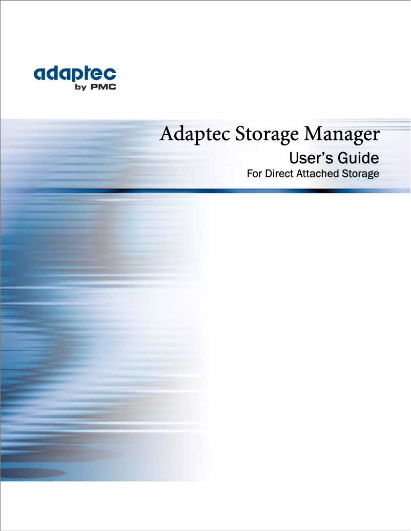 Página 1 del manual Manual de usuario Adaptec RAID 6405