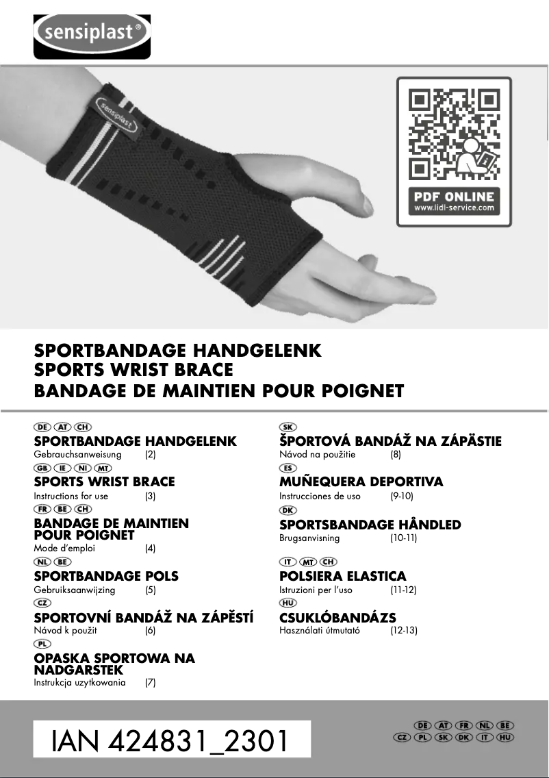 Image de la première page du manuel de l'appareil IAN 424831