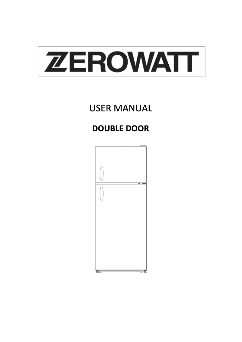 Page 1 de la notice Manuel utilisateur Zerowatt ZMDDS 5142W