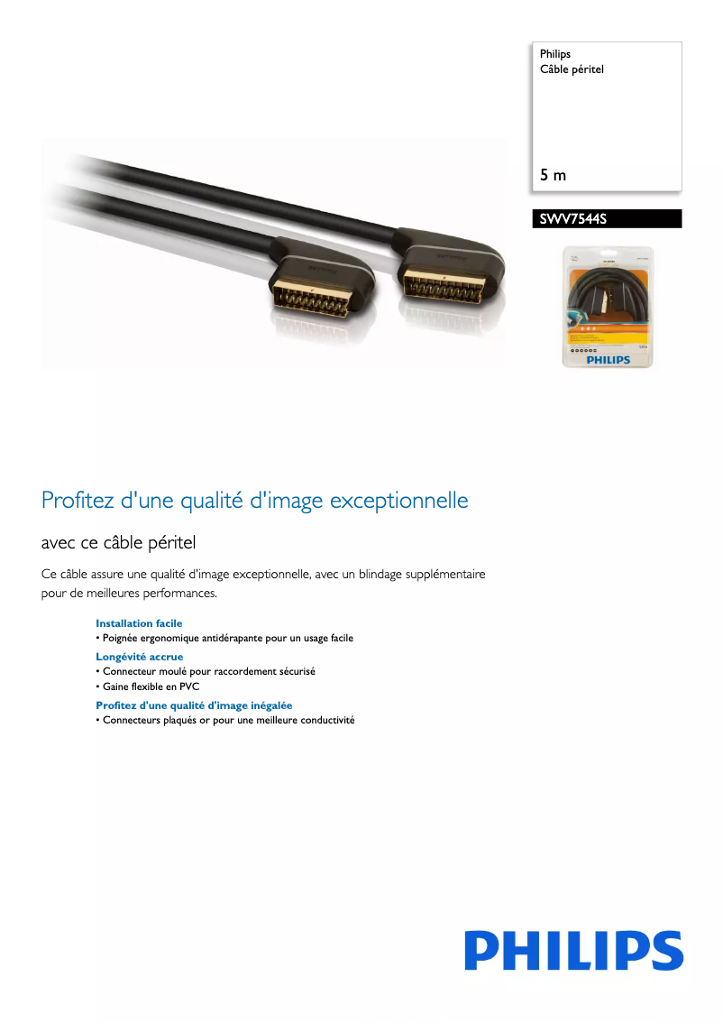 First page image of the manual for SWV7544S