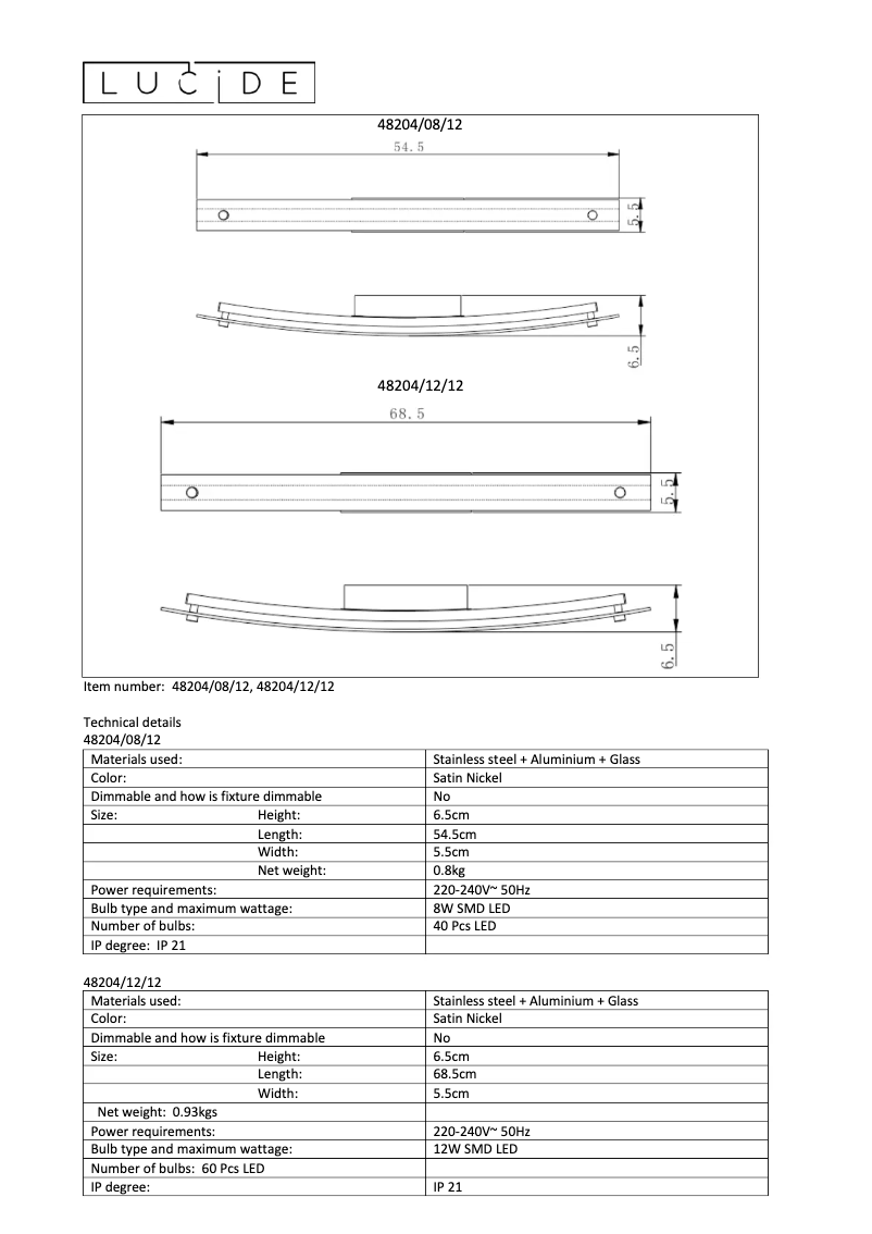 Image de la première page du manuel de l'appareil Boaz 48204/08/12