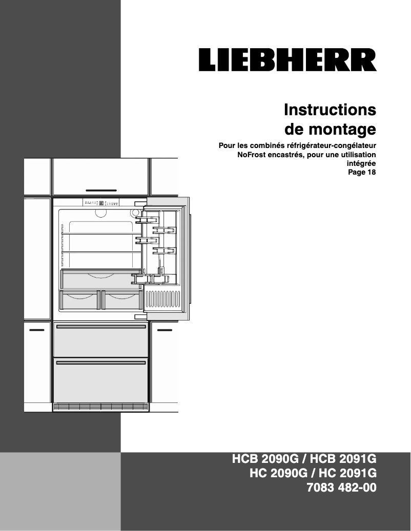 Page n°1 - Guide d'installation Liebherr ECN 8870