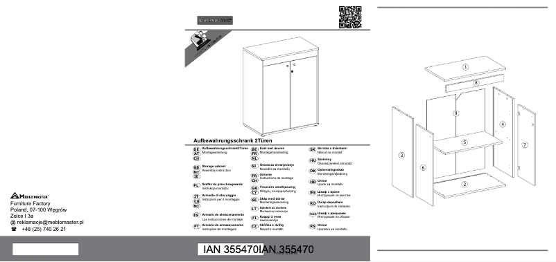 Page 1 de la notice Manuel utilisateur Livarno Lux IAN 355470