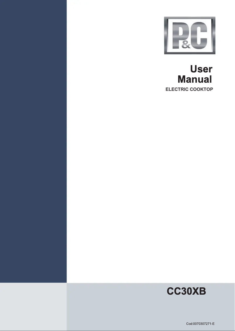 Página 1 del manual Manual de usuario Porter & Charles CC30XB