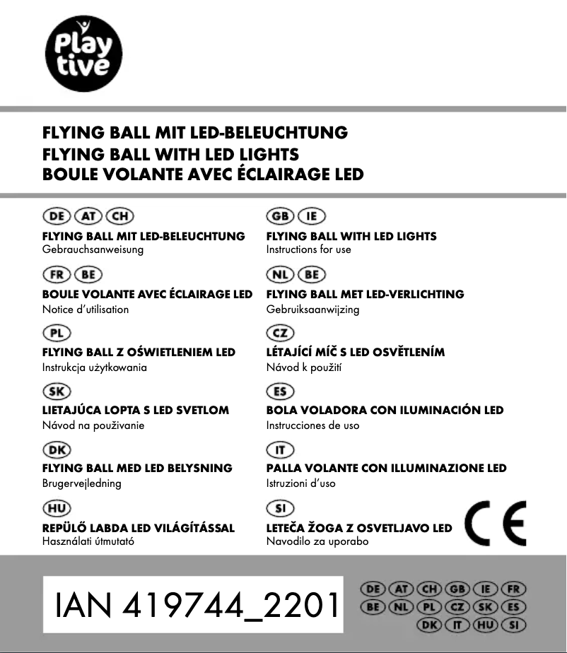 Page 1 de la notice Manuel utilisateur Playtive IAN 419744