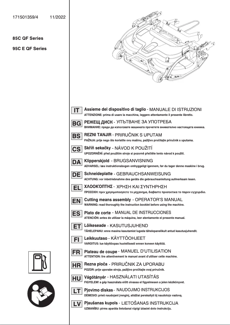 Page n°1 - Manuel utilisateur Stiga Combi 85 M Q